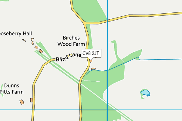 CV8 2JT map - OS VectorMap District (Ordnance Survey) CV8 2JT map - OS VectorMap District (Ordnance Survey)