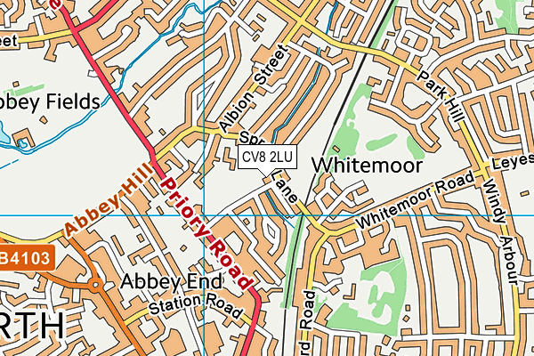 CV8 2LU map - OS VectorMap District (Ordnance Survey) CV8 2LU map - OS VectorMap District (Ordnance Survey)