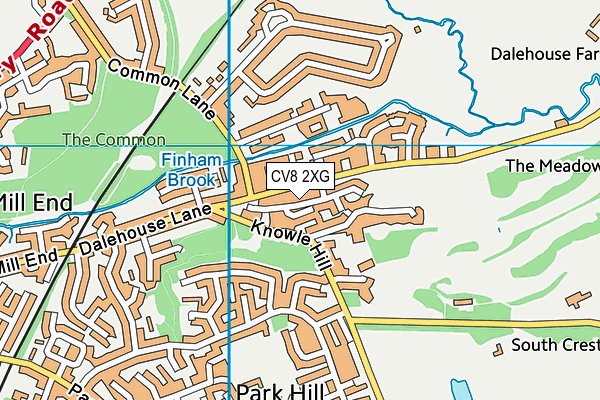 CV8 2XG map - OS VectorMap District (Ordnance Survey) CV8 2XG map - OS VectorMap District (Ordnance Survey)