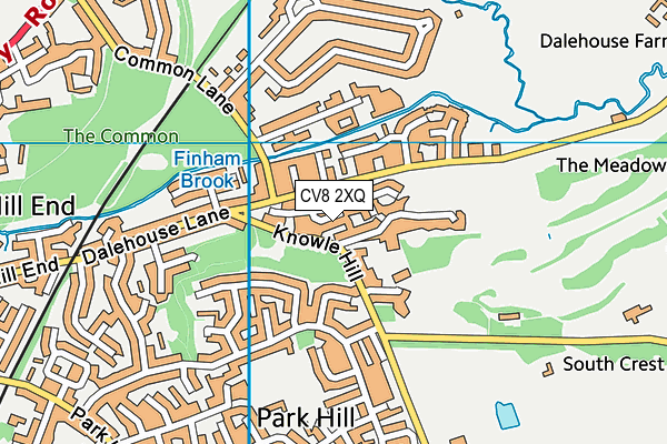 CV8 2XQ map - OS VectorMap District (Ordnance Survey) CV8 2XQ map - OS VectorMap District (Ordnance Survey)