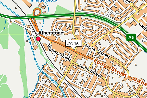 CV9 1AT map - OS VectorMap District (Ordnance Survey) CV9 1AT map - OS VectorMap District (Ordnance Survey)