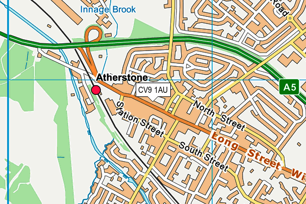 CV9 1AU map - OS VectorMap District (Ordnance Survey) CV9 1AU map - OS VectorMap District (Ordnance Survey)