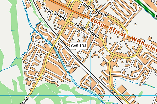 CV9 1DJ map - OS VectorMap District (Ordnance Survey) CV9 1DJ map - OS VectorMap District (Ordnance Survey)