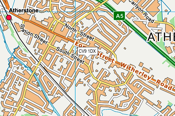 CV9 1DX map - OS VectorMap District (Ordnance Survey) CV9 1DX map - OS VectorMap District (Ordnance Survey)