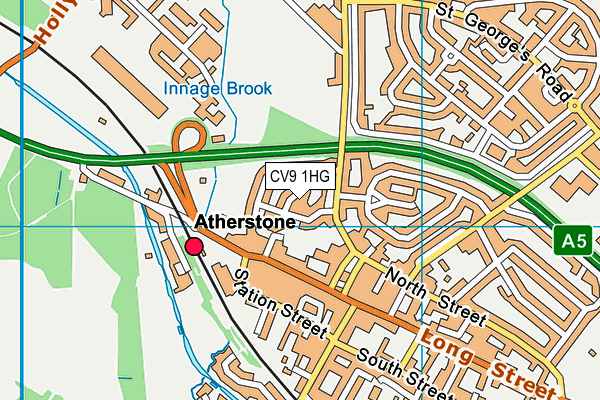 CV9 1HG map - OS VectorMap District (Ordnance Survey) CV9 1HG map - OS VectorMap District (Ordnance Survey)