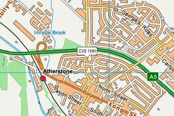 CV9 1HH map - OS VectorMap District (Ordnance Survey) CV9 1HH map - OS VectorMap District (Ordnance Survey)