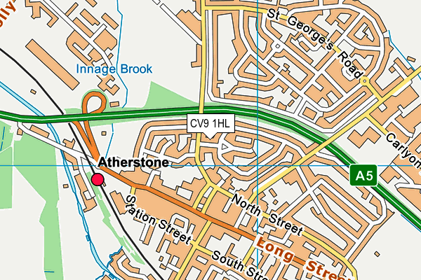 CV9 1HL map - OS VectorMap District (Ordnance Survey) CV9 1HL map - OS VectorMap District (Ordnance Survey)