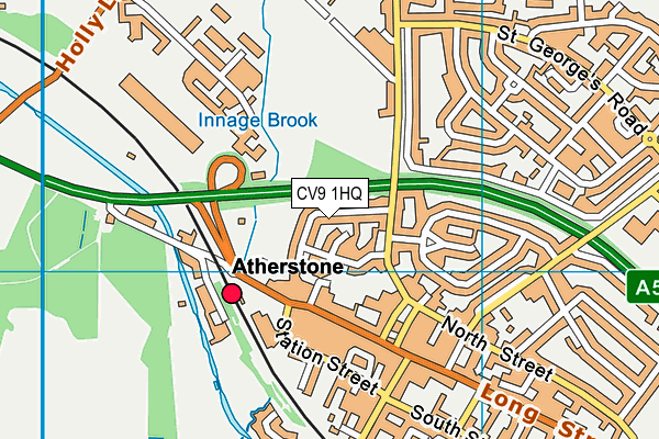 CV9 1HQ map - OS VectorMap District (Ordnance Survey) CV9 1HQ map - OS VectorMap District (Ordnance Survey)