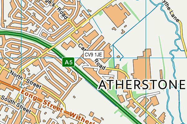 CV9 1JE map - OS VectorMap District (Ordnance Survey) CV9 1JE map - OS VectorMap District (Ordnance Survey)