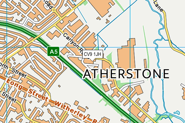 CV9 1JH map - OS VectorMap District (Ordnance Survey) CV9 1JH map - OS VectorMap District (Ordnance Survey)