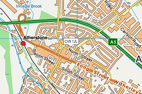CV9 1JL map - OS VectorMap District (Ordnance Survey) CV9 1JL map - OS VectorMap District (Ordnance Survey)