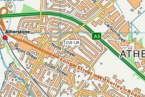 CV9 1JR map - OS VectorMap District (Ordnance Survey) CV9 1JR map - OS VectorMap District (Ordnance Survey)