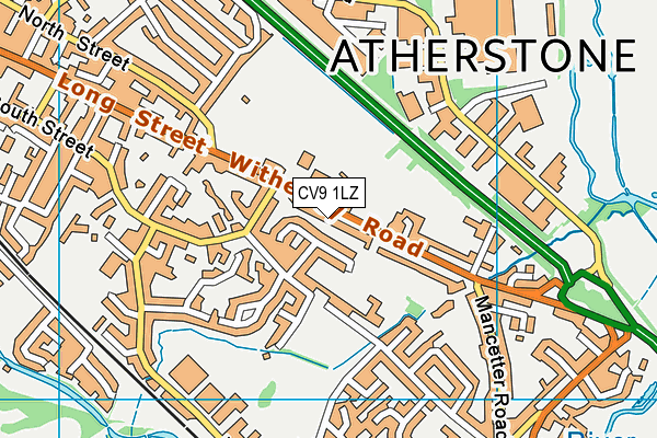 CV9 1LZ map - OS VectorMap District (Ordnance Survey) CV9 1LZ map - OS VectorMap District (Ordnance Survey)