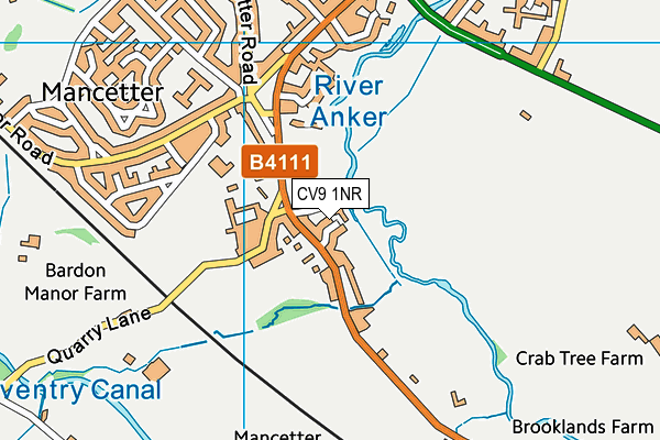 CV9 1NR map - OS VectorMap District (Ordnance Survey) CV9 1NR map - OS VectorMap District (Ordnance Survey)