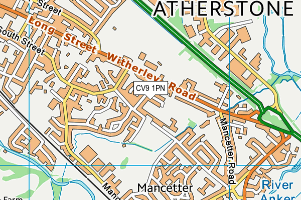 CV9 1PN map - OS VectorMap District (Ordnance Survey) CV9 1PN map - OS VectorMap District (Ordnance Survey)