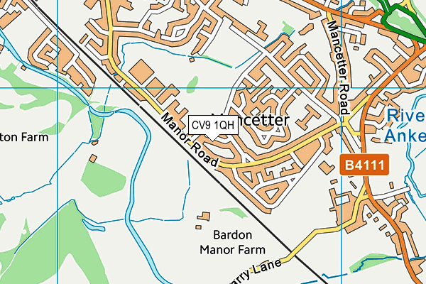 CV9 1QH map - OS VectorMap District (Ordnance Survey) CV9 1QH map - OS VectorMap District (Ordnance Survey)