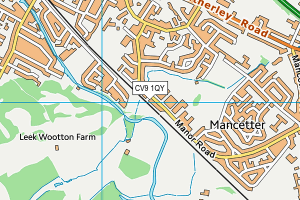 CV9 1QY map - OS VectorMap District (Ordnance Survey) CV9 1QY map - OS VectorMap District (Ordnance Survey)