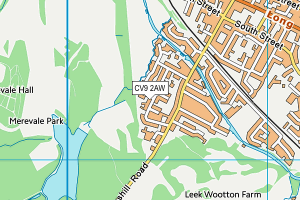 CV9 2AW map - OS VectorMap District (Ordnance Survey) CV9 2AW map - OS VectorMap District (Ordnance Survey)