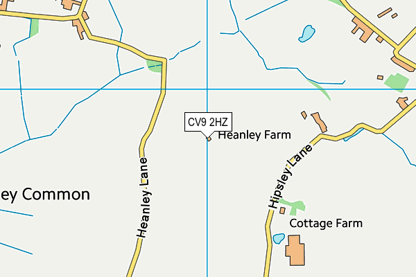 CV9 2HZ map - OS VectorMap District (Ordnance Survey) CV9 2HZ map - OS VectorMap District (Ordnance Survey)