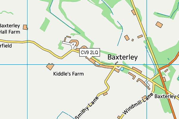 CV9 2LQ map - OS VectorMap District (Ordnance Survey) CV9 2LQ map - OS VectorMap District (Ordnance Survey)