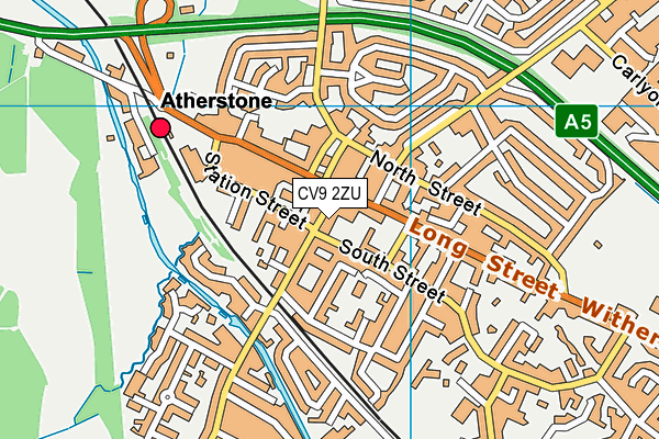 CV9 2ZU map - OS VectorMap District (Ordnance Survey) CV9 2ZU map - OS VectorMap District (Ordnance Survey)