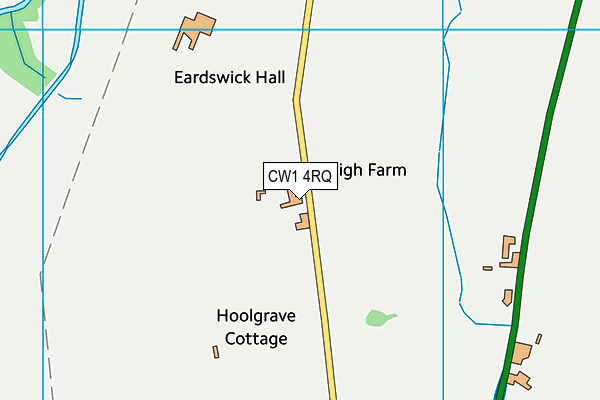 CW1 4RQ map - OS VectorMap District (Ordnance Survey) CW1 4RQ map - OS VectorMap District (Ordnance Survey)