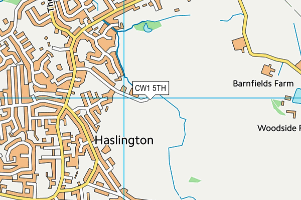 CW1 5TH map - OS VectorMap District (Ordnance Survey) CW1 5TH map - OS VectorMap District (Ordnance Survey)