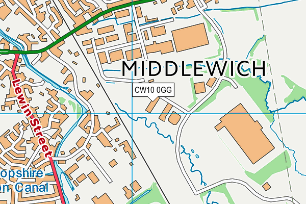 CW10 0GG map - OS VectorMap District (Ordnance Survey) CW10 0GG map - OS VectorMap District (Ordnance Survey)