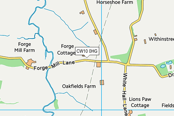 CW10 0HG map - OS VectorMap District (Ordnance Survey) CW10 0HG map - OS VectorMap District (Ordnance Survey)