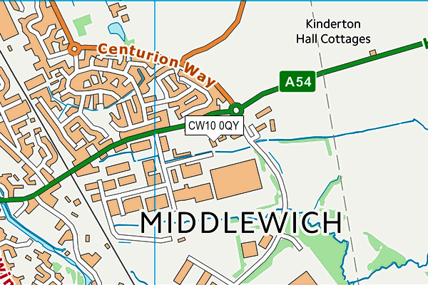 CW10 0QY map - OS VectorMap District (Ordnance Survey) CW10 0QY map - OS VectorMap District (Ordnance Survey)
