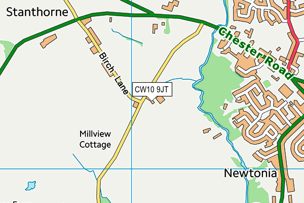 CW10 9JT map - OS VectorMap District (Ordnance Survey) CW10 9JT map - OS VectorMap District (Ordnance Survey)