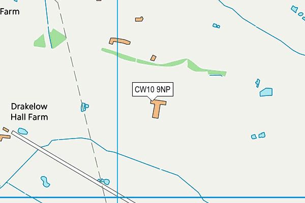 CW10 9NP map - OS VectorMap District (Ordnance Survey) CW10 9NP map - OS VectorMap District (Ordnance Survey)
