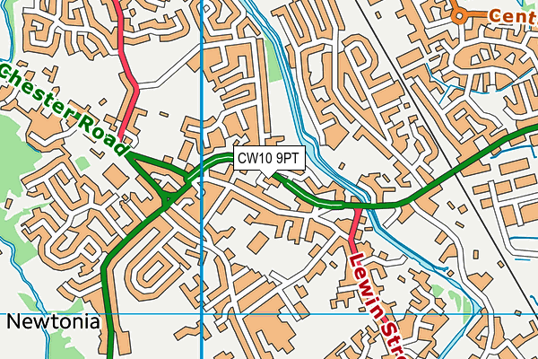CW10 9PT map - OS VectorMap District (Ordnance Survey) CW10 9PT map - OS VectorMap District (Ordnance Survey)