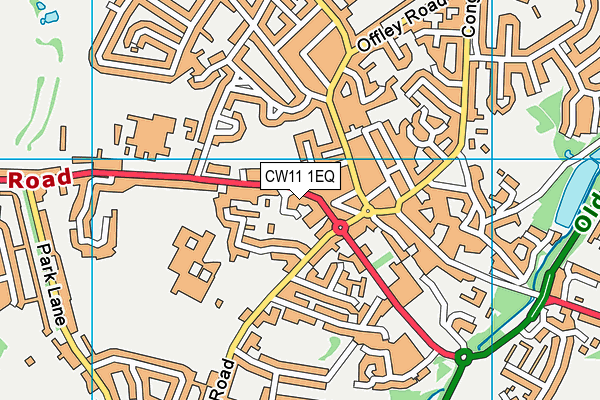 CW11 1EQ map - OS VectorMap District (Ordnance Survey) CW11 1EQ map - OS VectorMap District (Ordnance Survey)