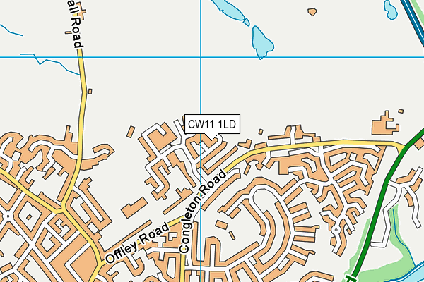 CW11 1LD map - OS VectorMap District (Ordnance Survey) CW11 1LD map - OS VectorMap District (Ordnance Survey)