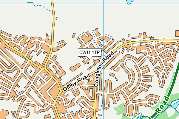 CW11 1TP map - OS VectorMap District (Ordnance Survey) CW11 1TP map - OS VectorMap District (Ordnance Survey)