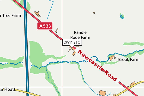 CW11 2TQ map - OS VectorMap District (Ordnance Survey) CW11 2TQ map - OS VectorMap District (Ordnance Survey)
