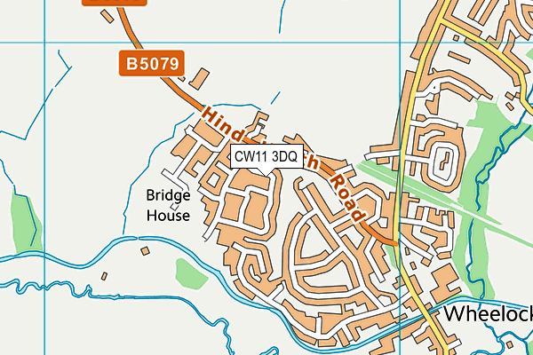 CW11 3DQ map - OS VectorMap District (Ordnance Survey) CW11 3DQ map - OS VectorMap District (Ordnance Survey)