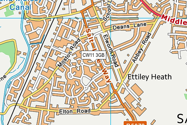 CW11 3GB map - OS VectorMap District (Ordnance Survey) CW11 3GB map - OS VectorMap District (Ordnance Survey)
