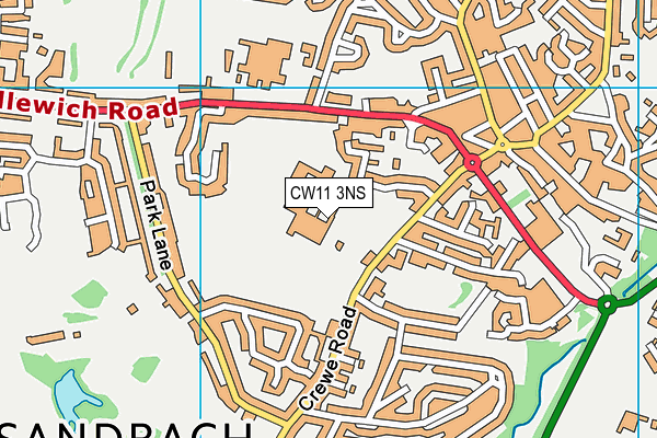 CW11 3NS map - OS VectorMap District (Ordnance Survey) CW11 3NS map - OS VectorMap District (Ordnance Survey)