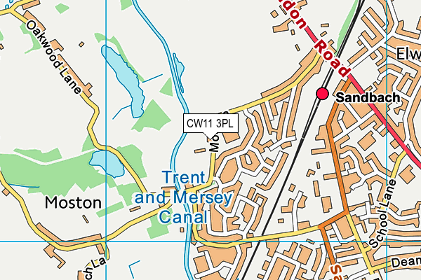 CW11 3PL map - OS VectorMap District (Ordnance Survey) CW11 3PL map - OS VectorMap District (Ordnance Survey)