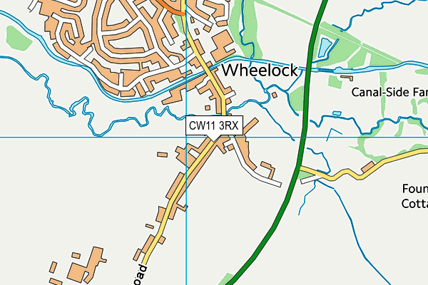 CW11 3RX map - OS VectorMap District (Ordnance Survey) CW11 3RX map - OS VectorMap District (Ordnance Survey)