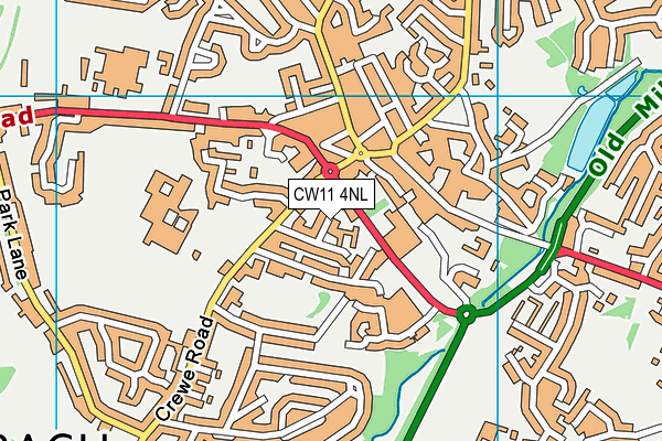 CW11 4NL map - OS VectorMap District (Ordnance Survey) CW11 4NL map - OS VectorMap District (Ordnance Survey)