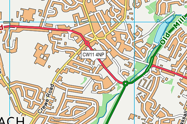 CW11 4NP map - OS VectorMap District (Ordnance Survey) CW11 4NP map - OS VectorMap District (Ordnance Survey)