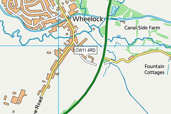 CW11 4RD map - OS VectorMap District (Ordnance Survey) CW11 4RD map - OS VectorMap District (Ordnance Survey)