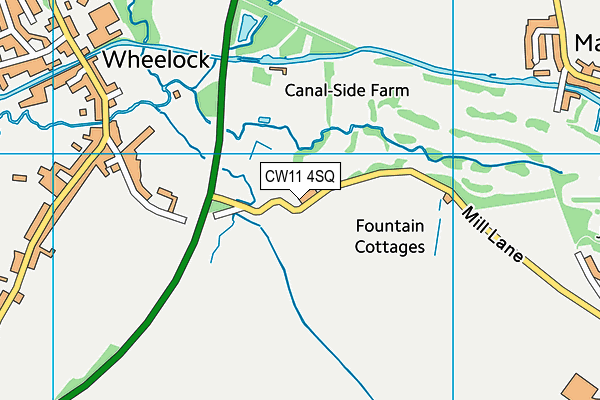 CW11 4SQ map - OS VectorMap District (Ordnance Survey) CW11 4SQ map - OS VectorMap District (Ordnance Survey)