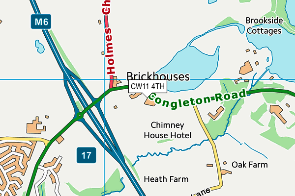 CW11 4TH map - OS VectorMap District (Ordnance Survey) CW11 4TH map - OS VectorMap District (Ordnance Survey)