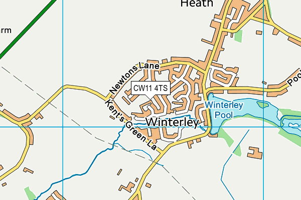 CW11 4TS map - OS VectorMap District (Ordnance Survey) CW11 4TS map - OS VectorMap District (Ordnance Survey)