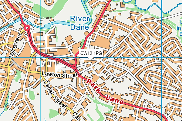 CW12 1PG map - OS VectorMap District (Ordnance Survey) CW12 1PG map - OS VectorMap District (Ordnance Survey)