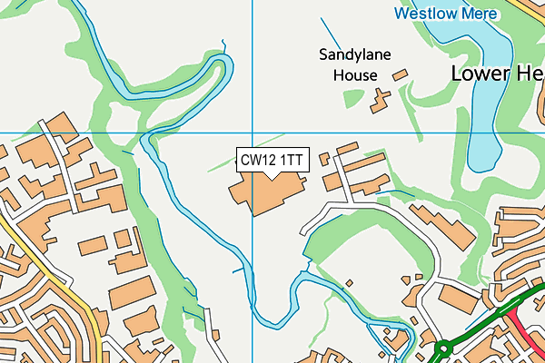 CW12 1TT map - OS VectorMap District (Ordnance Survey) CW12 1TT map - OS VectorMap District (Ordnance Survey)